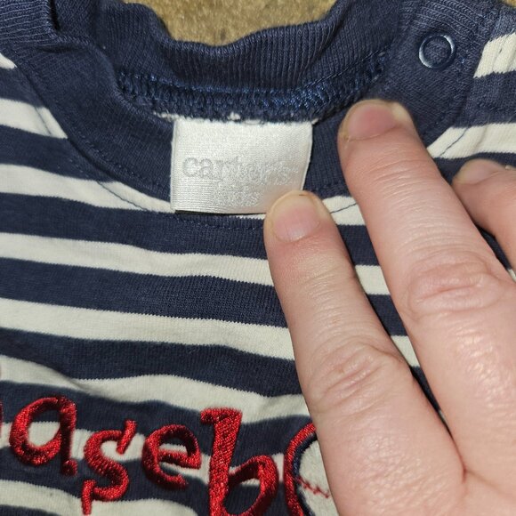 Carter's Kids One Piece Baseball outfit - 12-18 months size - Picture 3 of 4